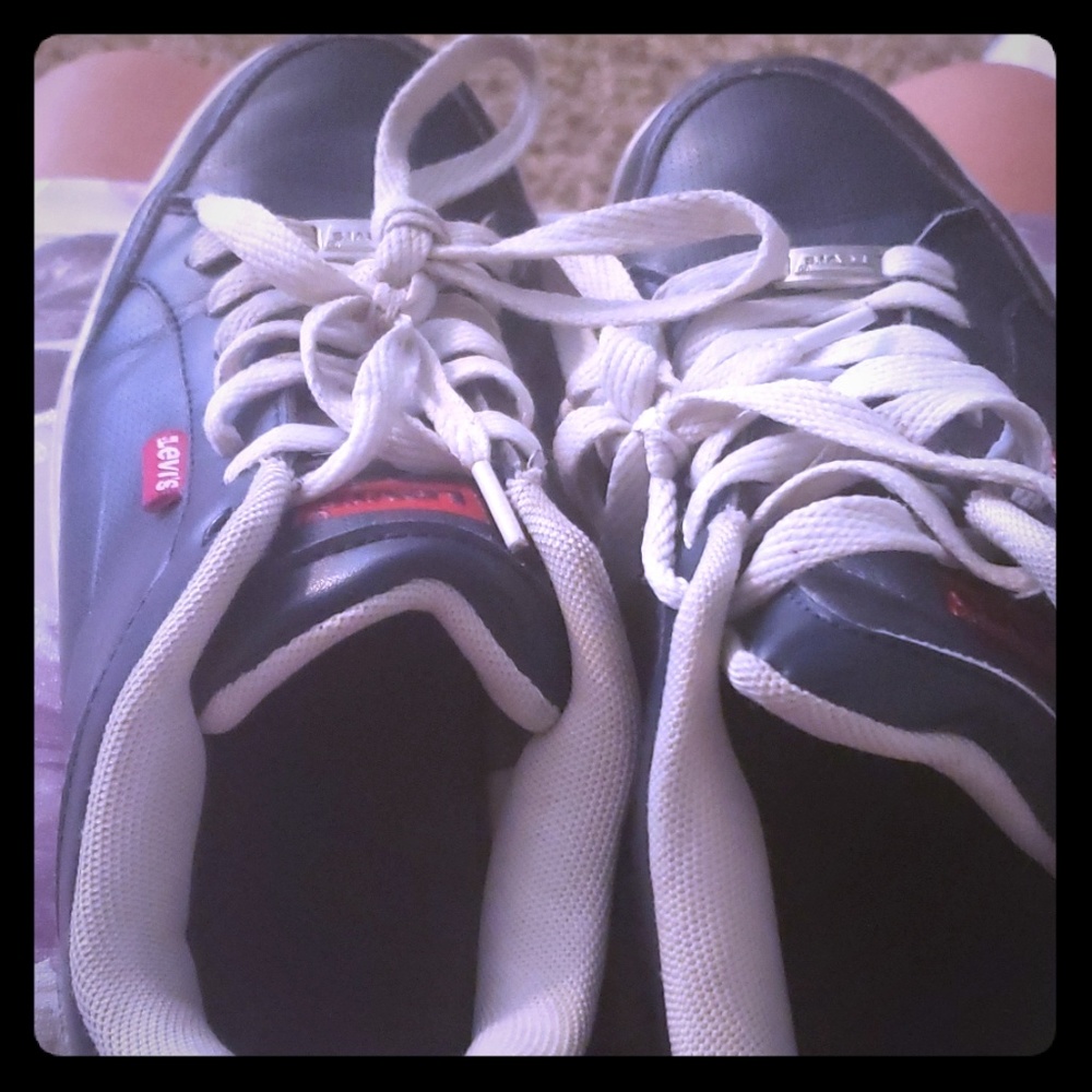 Blue Levi's Tennis shoes